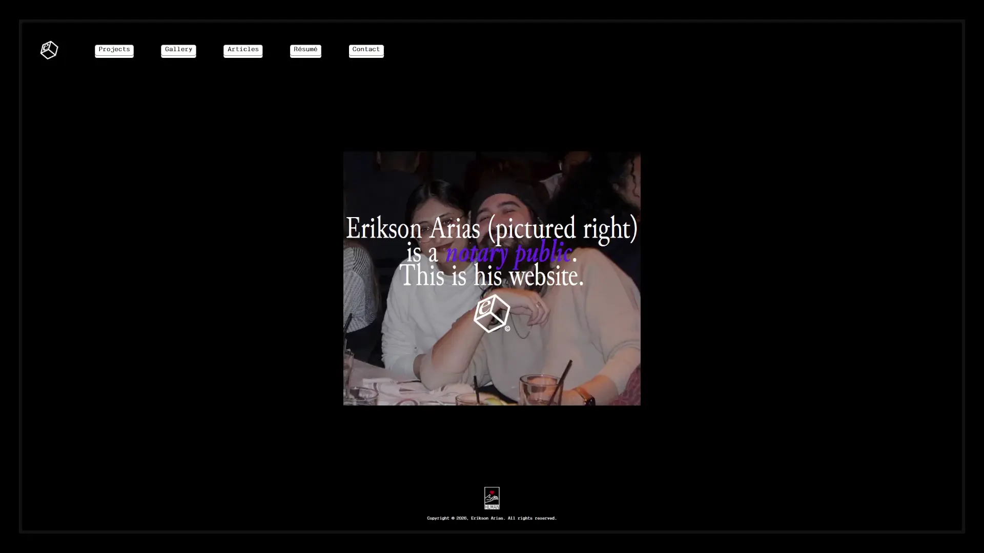 An animation of a webpage. After a moment, all other visual elements fade out except the navigation and footer. Seven multicolored squares, each bearing a question mark, appear one at a time positioned randomly within a 3-by-3 configuration at center. As each square appears, it is briefly a solid color before fading to a colored outline. After 7 squares appear, they illuminate white and fade out. They are then replaced by a new configuration of squares that spells "BLOCKED".